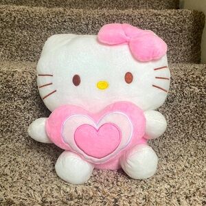NWOT Adorable Hello Kitty Plush Heart Stuffed Animal 12 Inches